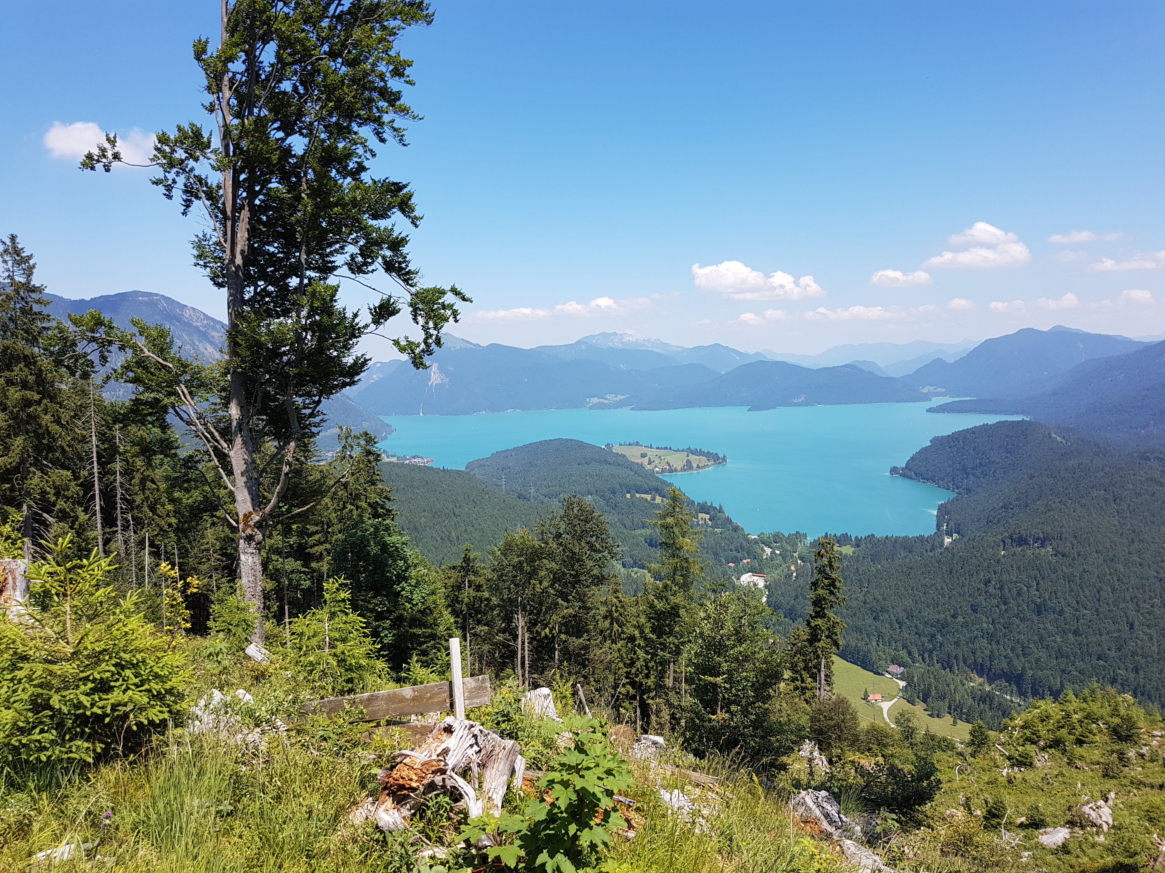 Walchensee von oben