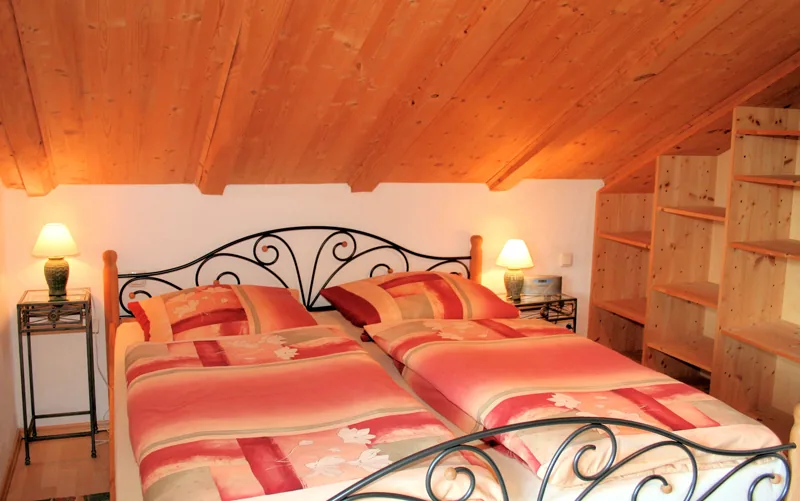 Ferienwohnung Karwendel Schlafbereich