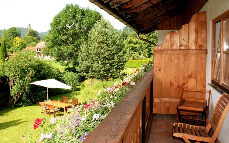 Ferienwohnung Schönberg Balkon