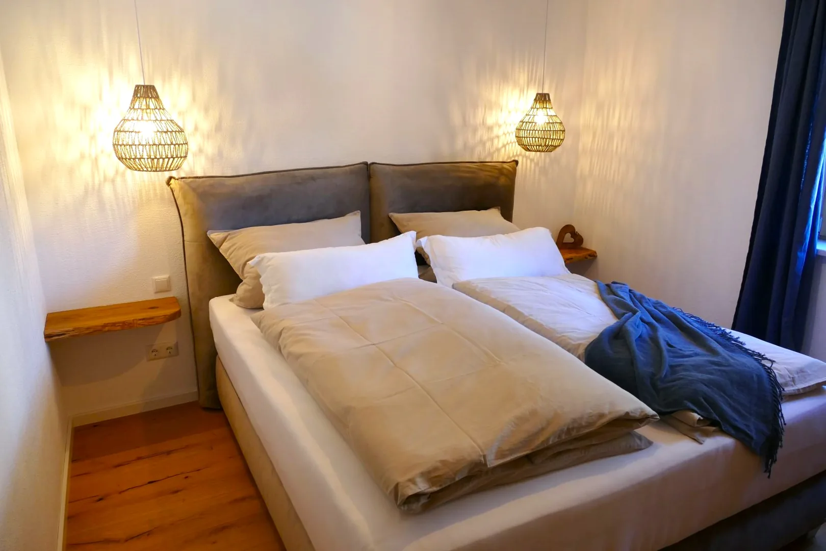 Ferienwohnung Sylvenstein Schlafzimmer