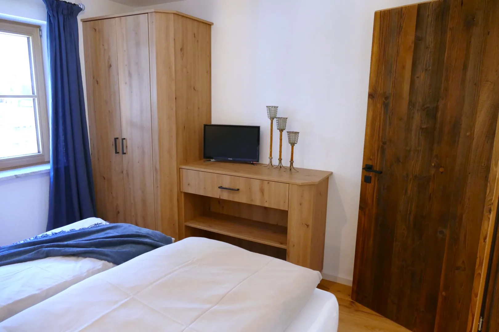 Ferienwohnung Sylvenstein Schlafzimmer
